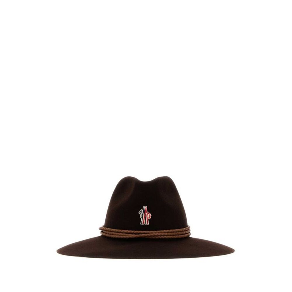 Moncler Grenoble Women Dark Brown Felt Hat